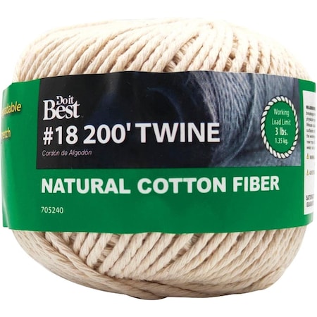 All-Source No. 18 x 200 Ft. Natural Cotton Twine 705240